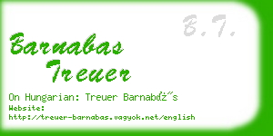 barnabas treuer business card